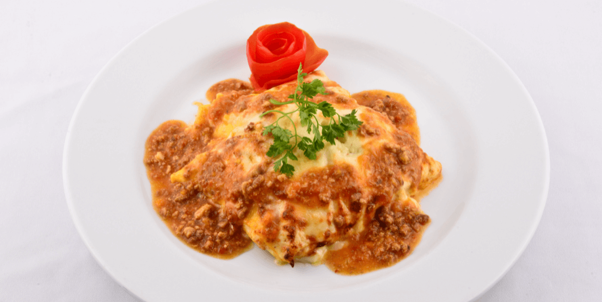 Homemade baked Lasagna